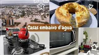 MOSTREI A MINHA CIDADE ATINGIDA PELA TEMPESTADE|FAXINA NOTURNA DEIXEI TUDO BRILHANDO|rio grande sul