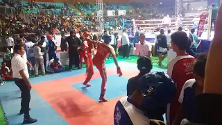Final match wako Indian national Kickboxing federation cup 2018 point fight -63kg