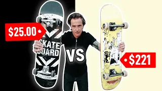 $25 Cheap VS Expensive $221 Skateboard