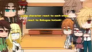 •anime character react to each other• |bnha-mha||my hero academia| |bakugou katsuki| |lazy| |bored|