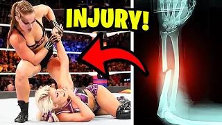 10 Times WWE Wrestlers Intentionally HURT Their Opponent!