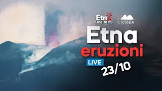 LIVE Etna, le immagini dell'eruzione - 23 ottobre  2021