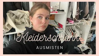 Kleiderschrank aufräumen/ausmisten