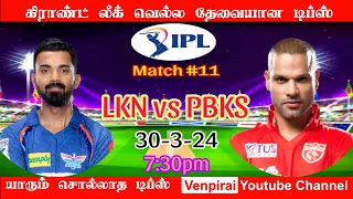 LKN vs PBKS match prediction/IPL match prediction/LKN vs PBKS dream 11 prediction