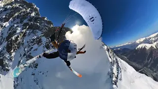 Avalanche speedriding, Sluff crossing