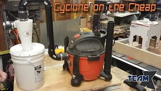 Cyclone Dust Collection - on the cheap