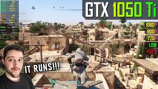 GTX 1050 Ti - Assassin's Creed Mirage