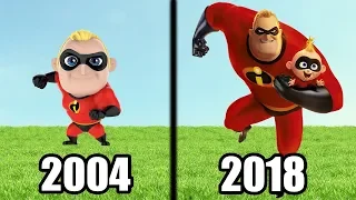 Evolution of The INCREDIBIES Games (2004 - 2018)