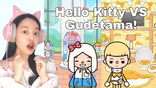 Storytime! Hello Kitty VS Gudetama! [Toca Boca Indonesia]