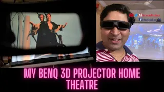 Benq 3d Projector MX525 with Sony HT Blu-ray E3200 - Watching Avatar 3D & Titanic 3D at home