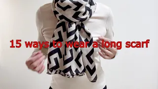 ♡大人モダンな【ストールのお洒落な巻き方】１５アレンジ！15 ways to wear a long scarf sophisticated #scarves #ストールの巻き方