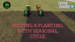 How To Seed & Plant With Seasons - Farming Simulator 22