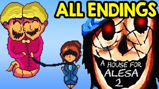 A House For Alesa 2 - ALL ENDINGS + ALL SECRETS (No Commentary Gameplay)