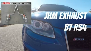 B7 RS4 with JHM Exhaust Fly-bys and Pulls!