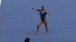 UCLA gymnast Nia Dennis's floor routine celebrating black culture