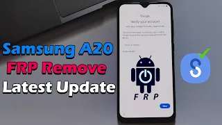 Samsung Galaxy A20 Remove FRP Lock Latest Security Update