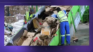 How recycled paper is sorted & baled | Paper & Cardboard recycling