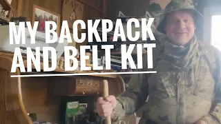 Backpack & Survival Belt. Whats in my pack and on my belt?     229