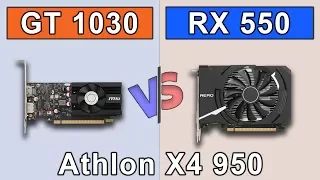 GT 1030 vs RX 550 | Athlon X4 950 | Which is Better Budget Combo...???