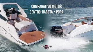 As 7 diferenças entre motor de popa e centro-rabeta