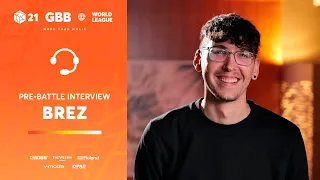 BreZ 🇫🇷 | GRAND BEATBOX BATTLE 2021: WORLD LEAGUE | Pre-Battle Interview