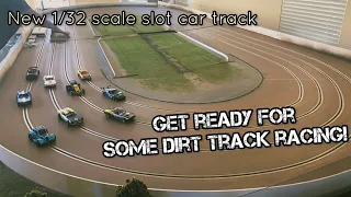 New 1/32 Slot Car Dirt Track!