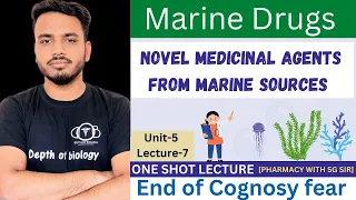 Marine drugs || Novel medicinal agents from marine sources || marine drugs depth of biology #sgsir