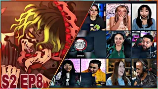 Demon Slayer Season 2 Episode 8 Reaction Mashup  ( Kimetsu no Yaiba 2 x 15) | 鬼滅の刃