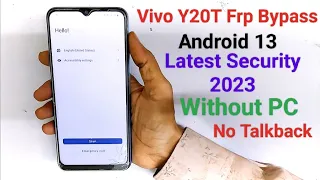 Vivo Y20 Frp Bypass Android 13 No TalkBack Without PC New Method 2023