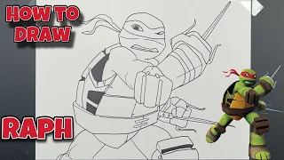 How To Draw Raph | TMNT 2012 | Step By Step #drawing #tmnt2012 #tmnt