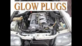 Mercedes Benz W124 - Hard to start, how to check the glow plugs and relay DIY repair