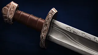 Engraving The "Serpent in The Blade" Sword | Viking Challenge!