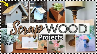🌟 WOOD PROJECTS | BUILD A BIRD HOUSE, FRAME, WOOD BLOCK PLANTER - RECYCLE | SCRAP WOOD OUTDOOR IDEAS