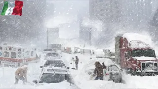 Italy is panicking because of hail! Storms and hail as much as snow engulf cars and streets