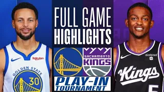 Golden State Warriors vs Sacramento Kings Full Game Highlights | NBA LIVE TODAY