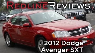 2012 Dodge Avenger SXT, Review, Walkaround, Start Up, Test Drive