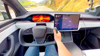 Tesla Model X Plaid POV Drive Review *0-60mph 2.3s!!*