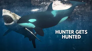 The Hunter Becomes the Hunted: Orcas vs Great Whites