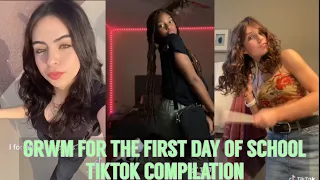 GRWM for the first day of school- Tiktok Compilation | Back to school series part 8