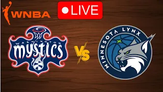 🔴 Live: Washington Mystics vs Minnesota Lynx | WNBA Live Play by Play Scoreboard