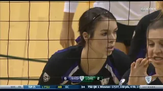 Washington vs Oregon Sept 27 | Women's Volleyball 2013