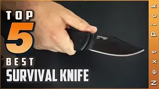 Top 5 Best Survival Knives Review in 2023 |  For Wilderness Survival