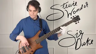 Stevie Wonder - Sir Duke (Bass Cover) TABS in description