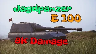 Jagdpanzer E 100 8K Damage [World of Tanks PS4]