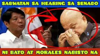 SEN BATO AT PDEA MORALES  NAGSABWATAN SA HEARING SA SENADO TULUYAN NG NABISTO #raffytulfoinaction