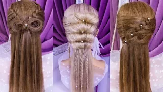 Простые и Легкие Прически на Резинках.Amazing Hairstyles Tutorial Compilation 2018