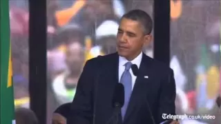 Barack Obama's moving tribute to Nelson Mandela in full