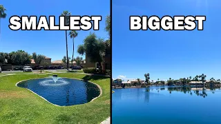 Fishing The SMALLEST & BIGGEST Ponds In Arizona (Unexpected)