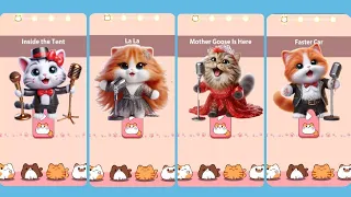Cute cats singing competition