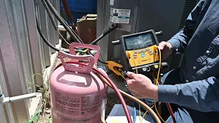 HVAC 109 Example, charging a low system